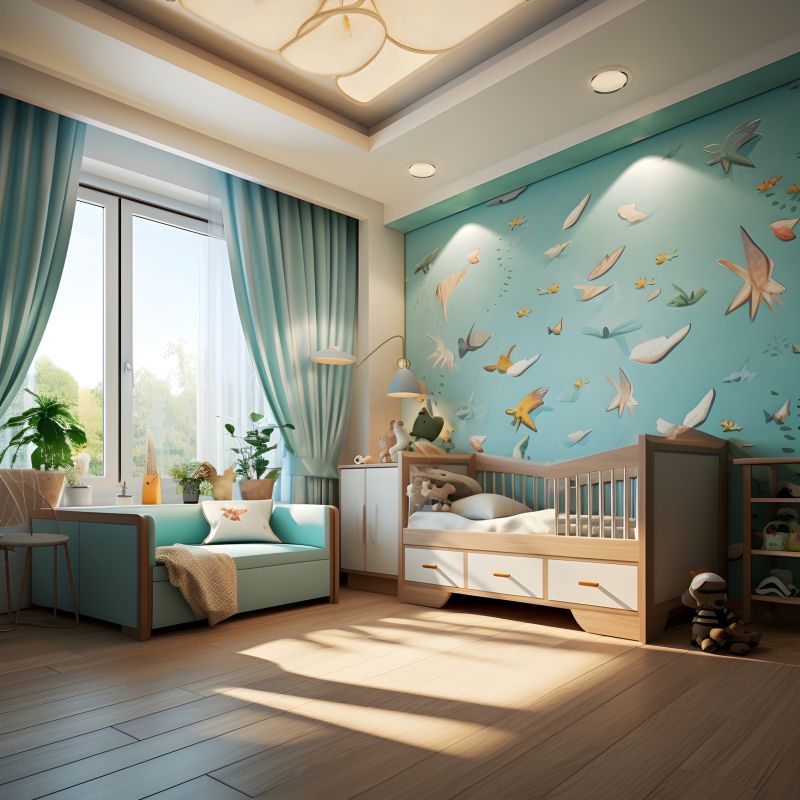 Nursery Wallpaper Installation in Conroe, TX
